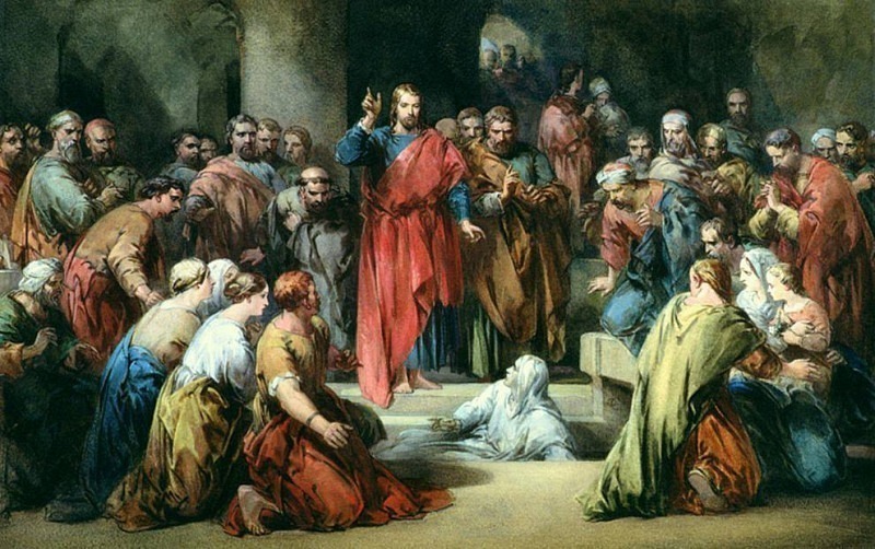 The Raising of Lazarus. George Cattermole