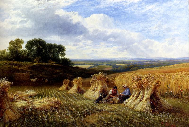 Cole George Harvest Field. George Vicat Cole