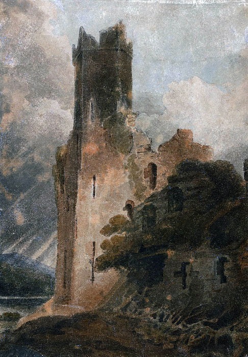 Замковая башня (Замок Кэрнарвон). Джон Селл Котман