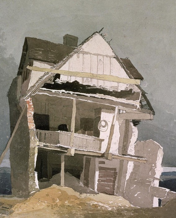 A Ruined House. John Sell Cotman