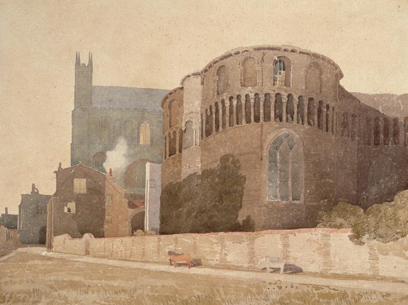 St. Lukes Chapel, Norwich Cathedral. John Sell Cotman