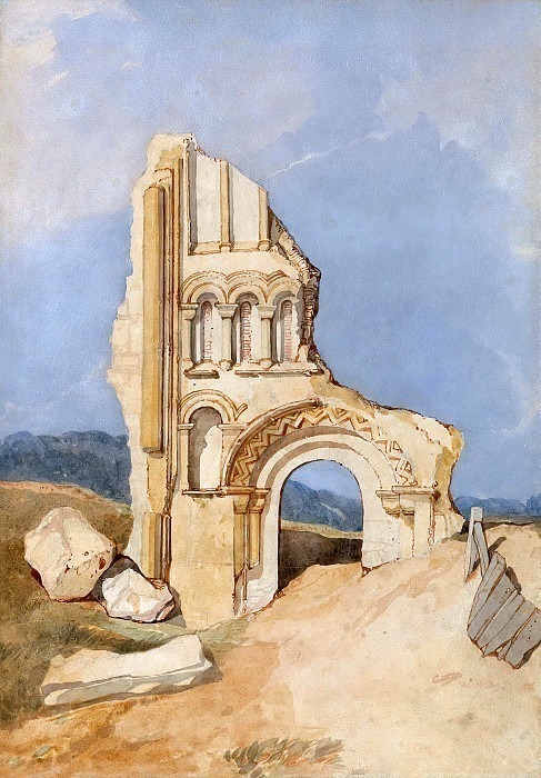 Руины нормандской церкви. Джон Селл Котман