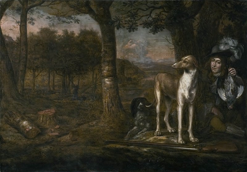 Говерт Флинк пейзаж со стадом. Охота на картинах европейских художников. Картина после охоты. Якобс Дирк художник.