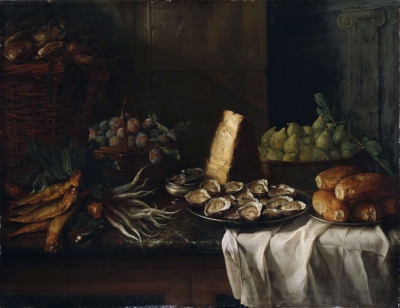 Breakfast Piece with Oysters. Alexandre Francois Desportes