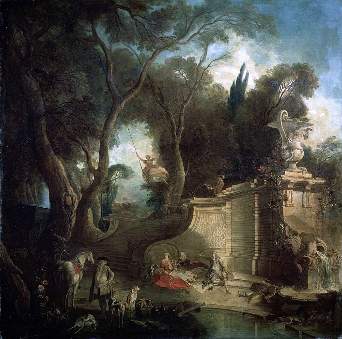 Rest After the Hunt. Jacques De LaJoüe