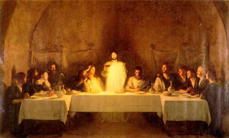 Last Supper. Pascal-Adolphe-Jean Dagnan-Bouveret