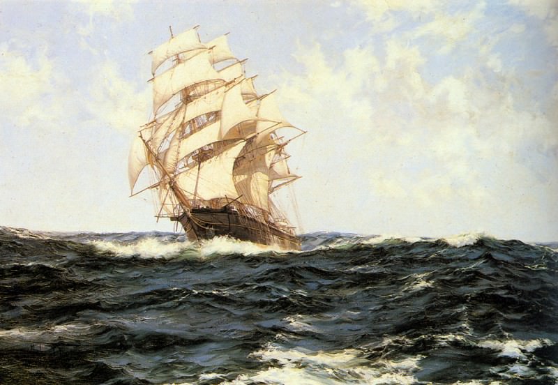 Pacific Rollers. Montague Dawson