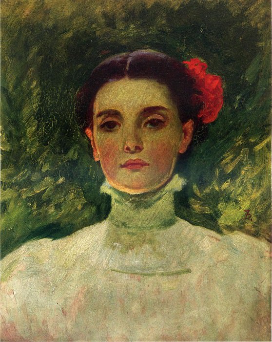 Portrait of Maggie Wilson. Frank Duveneck