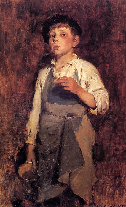He Lives by His Wits. Frank Duveneck