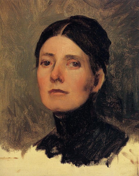 Portrait of Elizabeth Boott. Frank Duveneck
