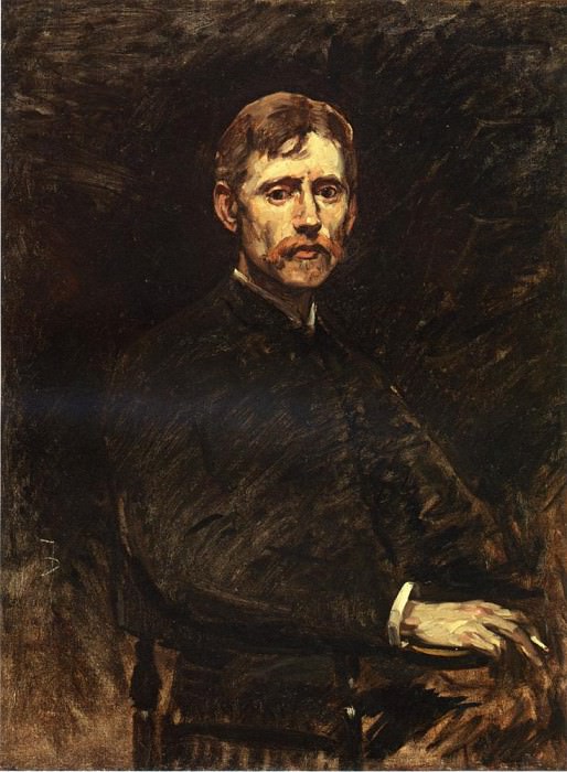 Portrait of Emil Carlson. Frank Duveneck