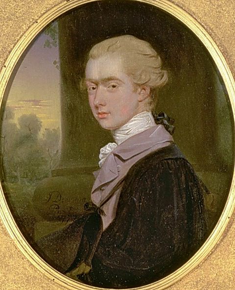 George John Spencer, Viscount Althorp (1758-1834) while a student at Trinity College, Cambridge. John Downman