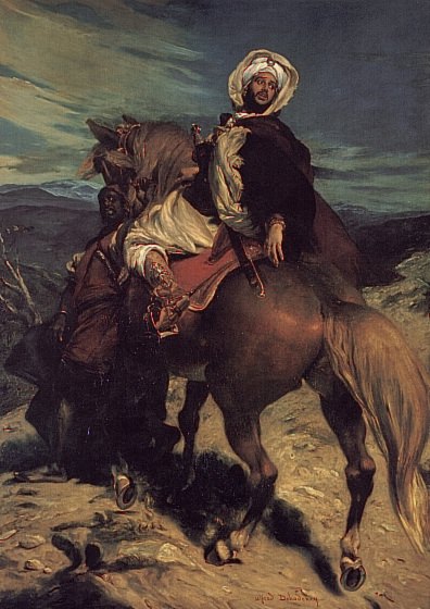 The Farewell of King Boabdil at Granada. Alfred Dehodencq