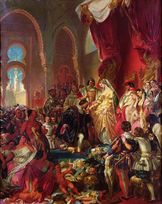 Христофор Колумб Перед Фердинандом II Арагонским и Изабеллой