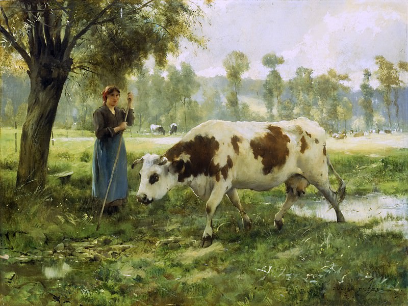 Cows at Pasture. Julien Dupre