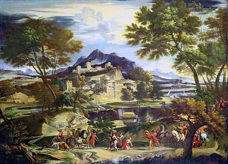 Meeting of David and Abigail. Domenichino (Domenico Zampieri)