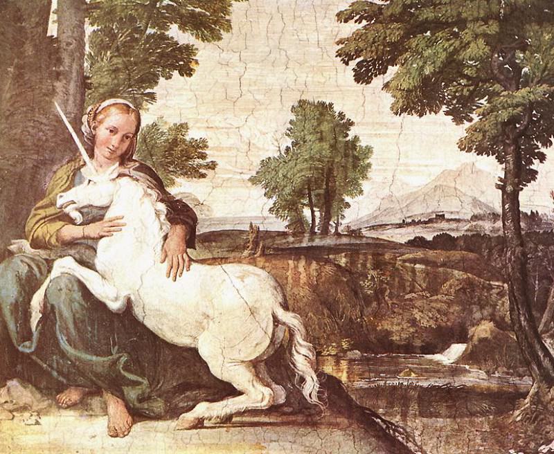 The Maiden and the Unicorn. Domenichino (Domenico Zampieri)