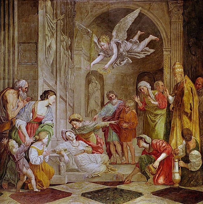 Смерть святой Цецилии. Доменикино (Доменико Зампьери)
