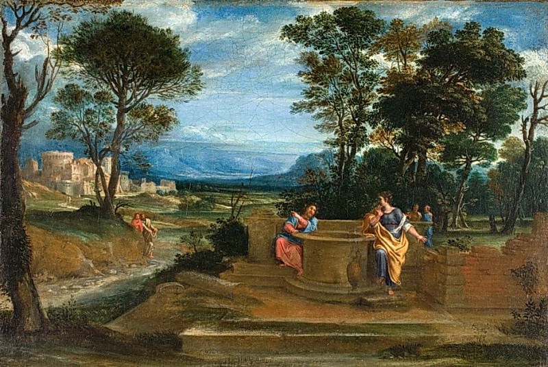 Christ and the Woman of Samaria. Domenichino (Domenico Zampieri)