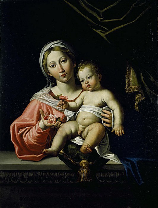 The Madonna della Rosa. Domenichino (Domenico Zampieri)