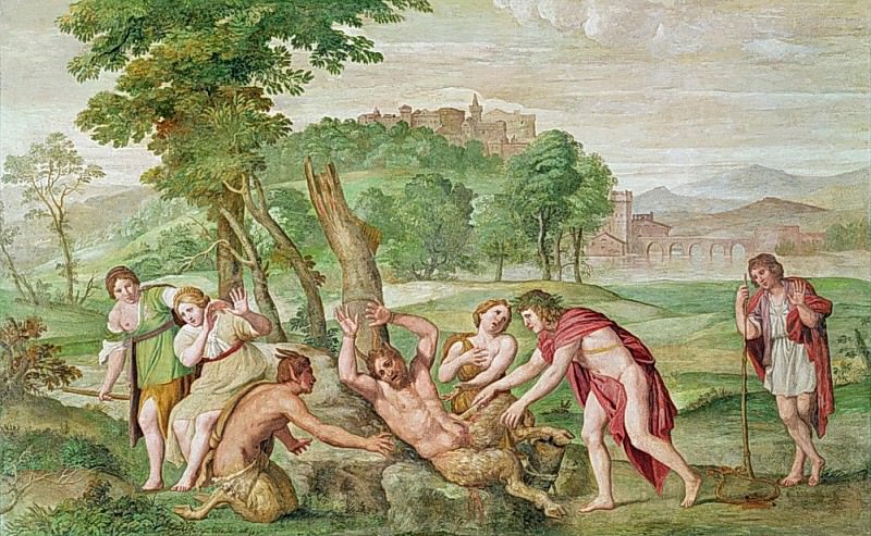 The Flaying of Marsyas. Domenichino (Domenico Zampieri)