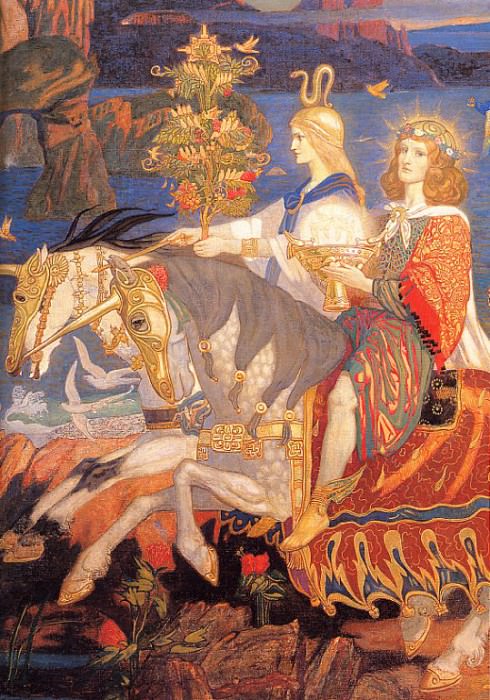 The Riders of the Sidhe. John Duncan