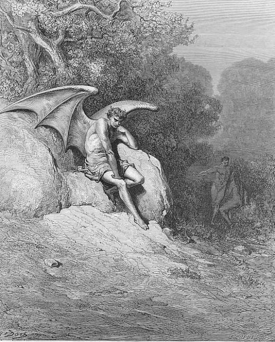O Earth how like to Heaven if not preferred More justly. Gustave Dore