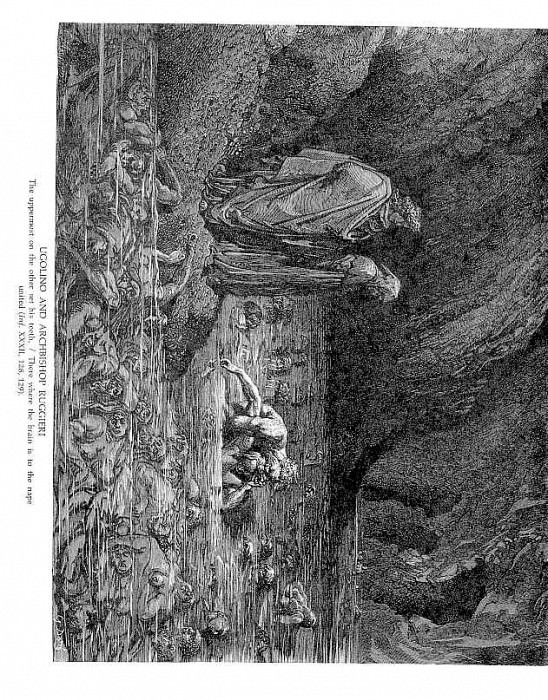 Ugolino and Archbishop Ruggieri. Gustave Dore