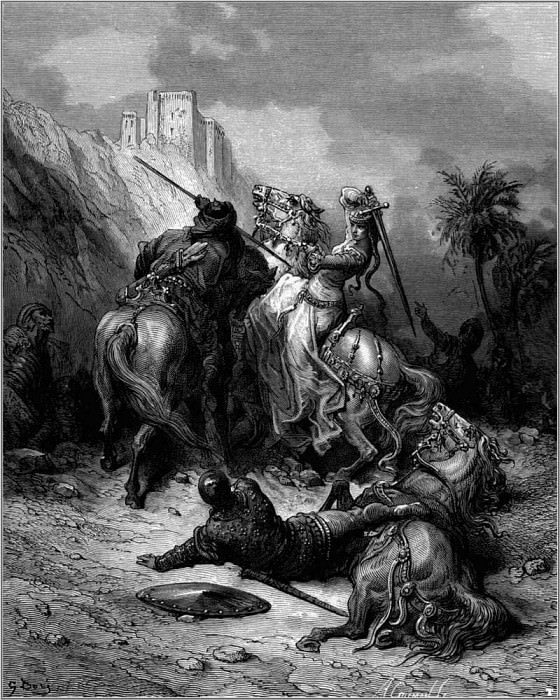 crusades florine of burgundy. Gustave Dore