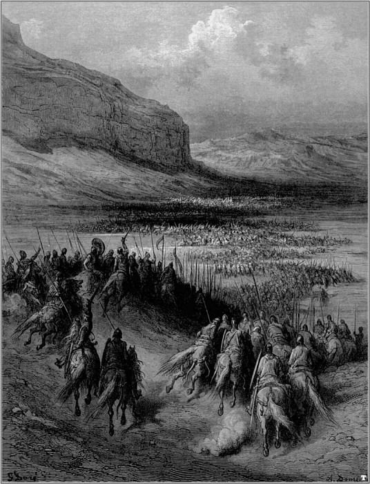 crusades ottomans penetrate hungary. Gustave Dore
