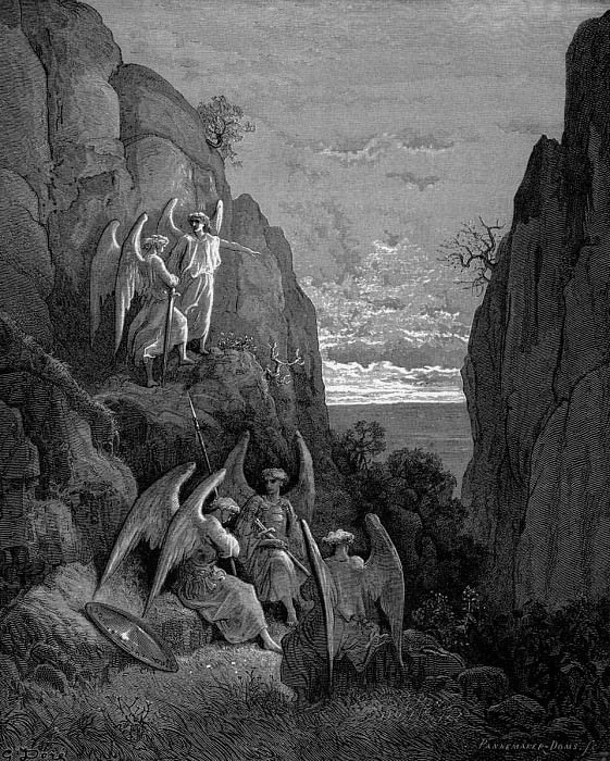 paradise lost. Gustave Dore