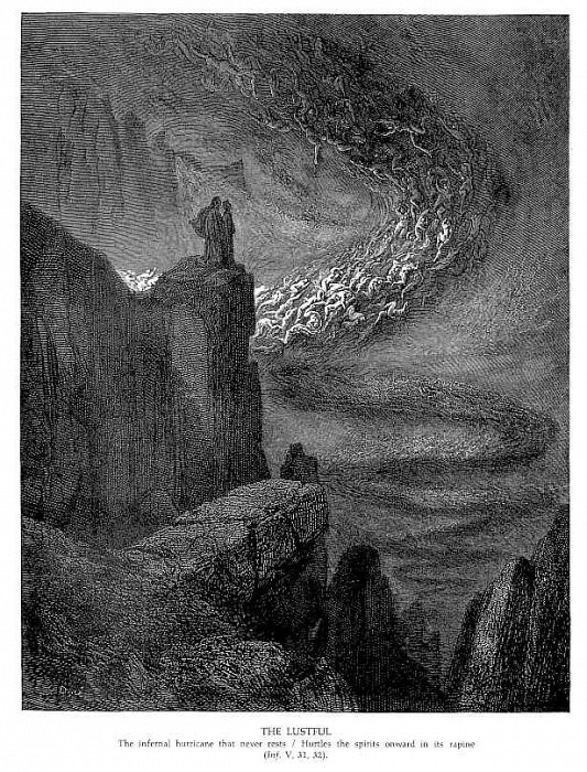 The Lustful. Gustave Dore