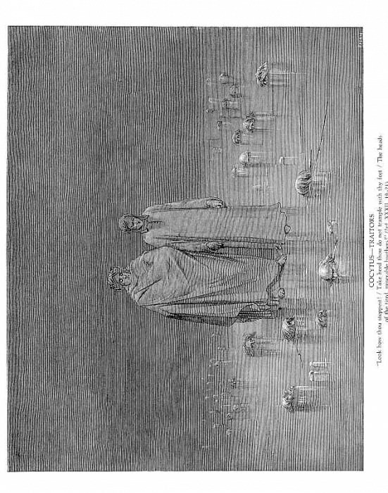 Cocytus Traitors. Gustave Dore