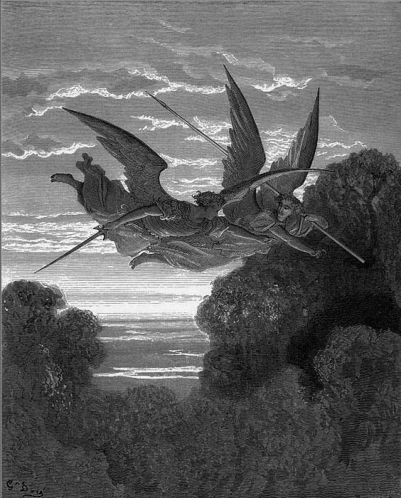 paradise lost. Gustave Dore