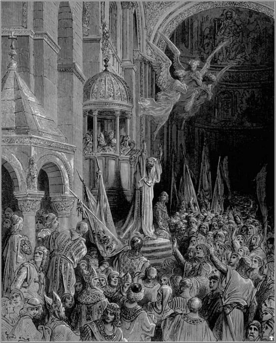 crusades dandolo preaching. Gustave Dore