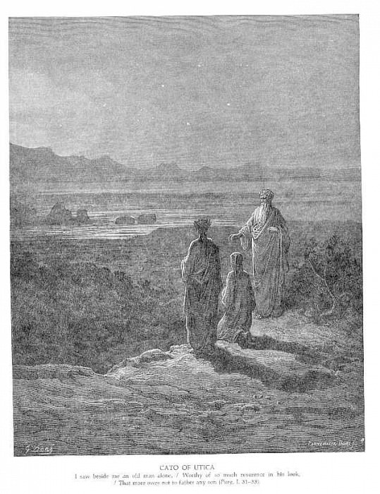 Cato of Utica. Gustave Dore