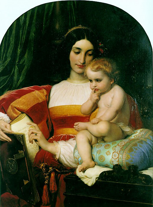 Детство Пико делла Мирандола, 1842. Поль Деларош