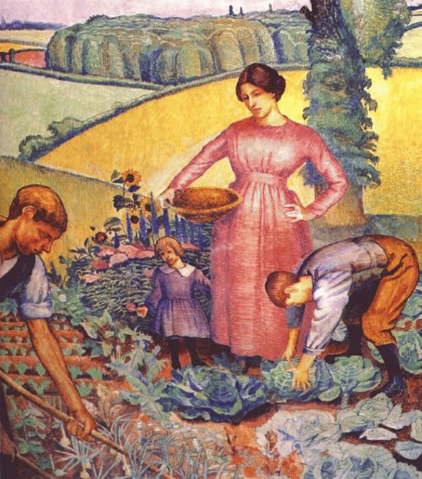 Рыхление, фрагмент, 1912. Дора Кэррингтон
