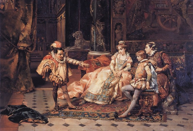 the court jester. Cesare-Auguste Detti