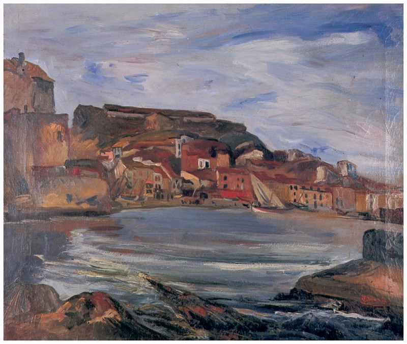 Парусник в порту, 1925. Пере Даура
