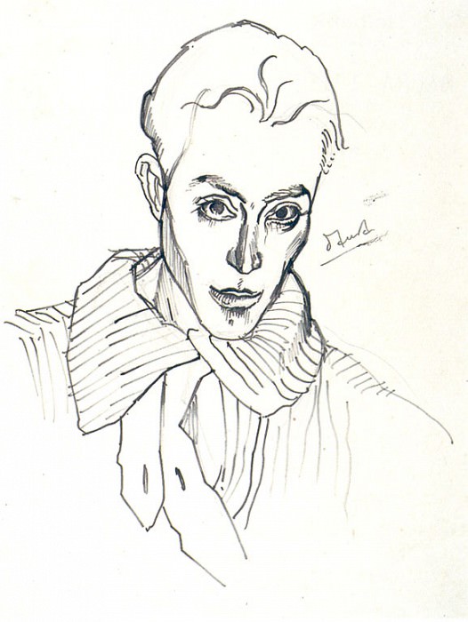 Автопортрет, 1925. Пере Даура