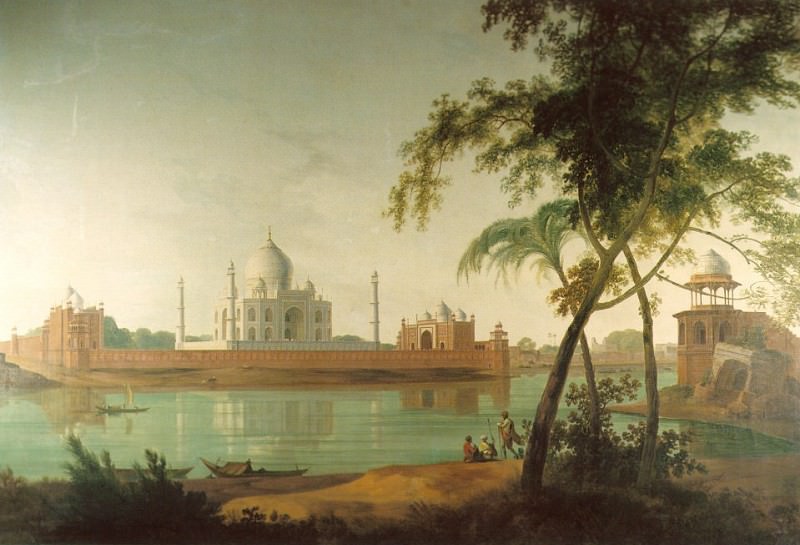 View Of The Taj Mahal. Thomas Daniell