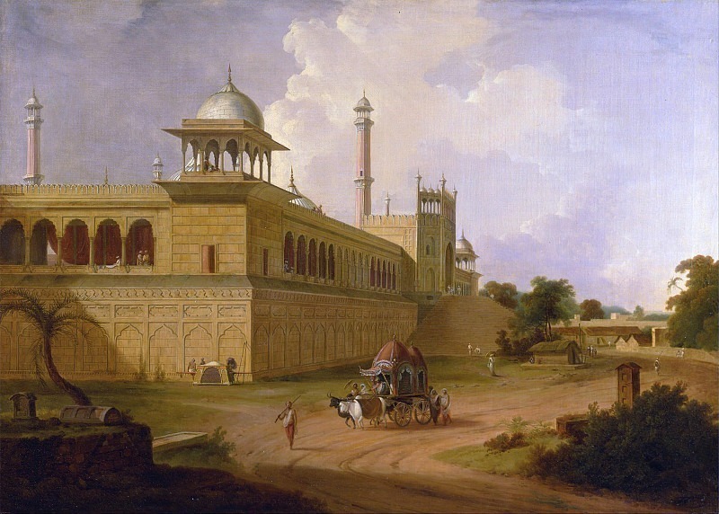 Jami Masjid, Delhi. Thomas Daniell