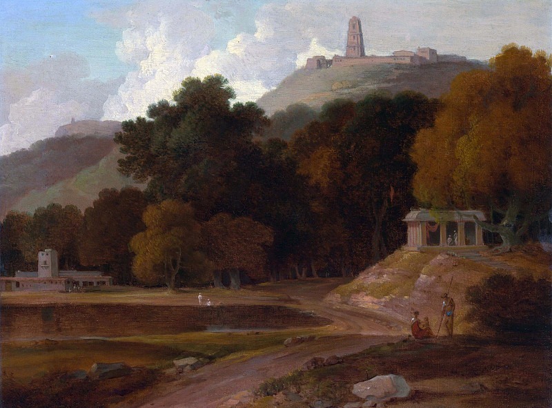 Hilly Landscape in India. Thomas Daniell