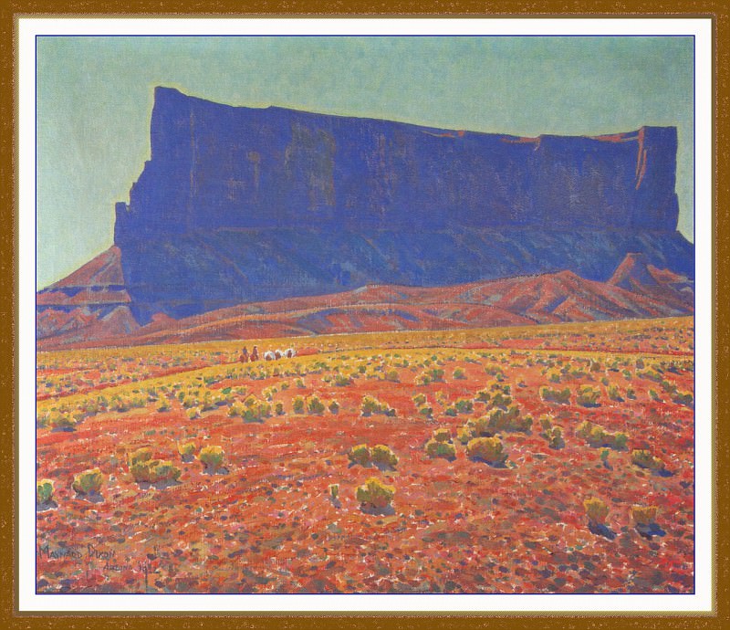 DixonMaynard TheMonument NavajoReservation Arizona(No235)-We. Maynard Dixon
