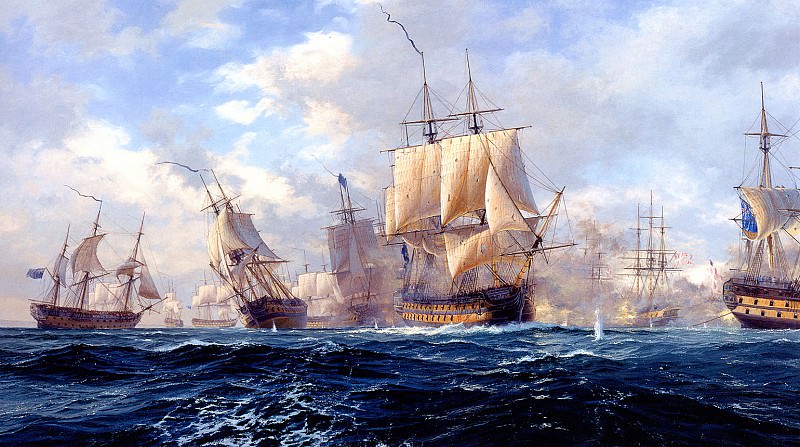 Сражение у Копенгагена 2 апреля 1801 г.. Джон Стивен Деус