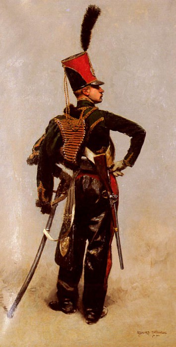 A Napoleonic Officer. Jean Baptiste Édouard Detaille