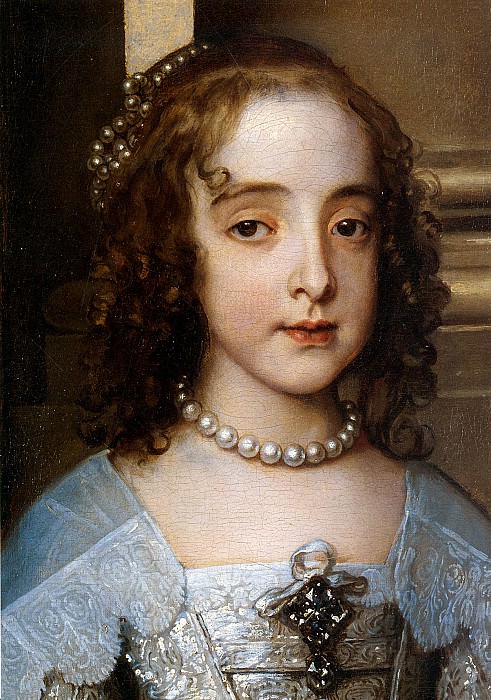Портрет Вильгельма Оранского и его невесты Марии Стюарт, фрагмент. Антонис Ван Дейк