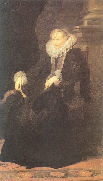 Портрет генуэзской аристократки (Портрет жены генуэзского сенатора). Антонис Ван Дейк