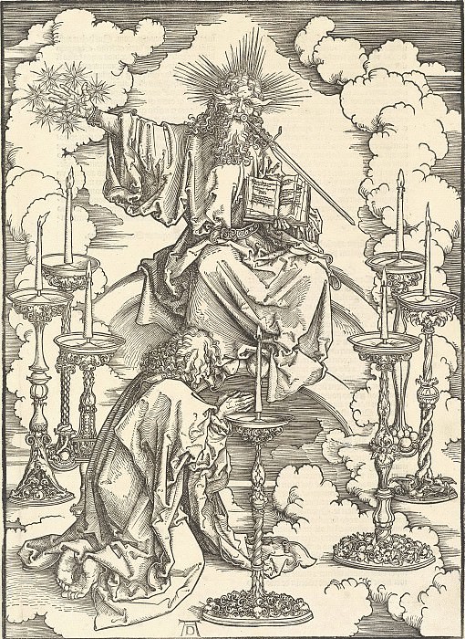 The phenomenon of John Christ Pantokrata. Durer Engravings
